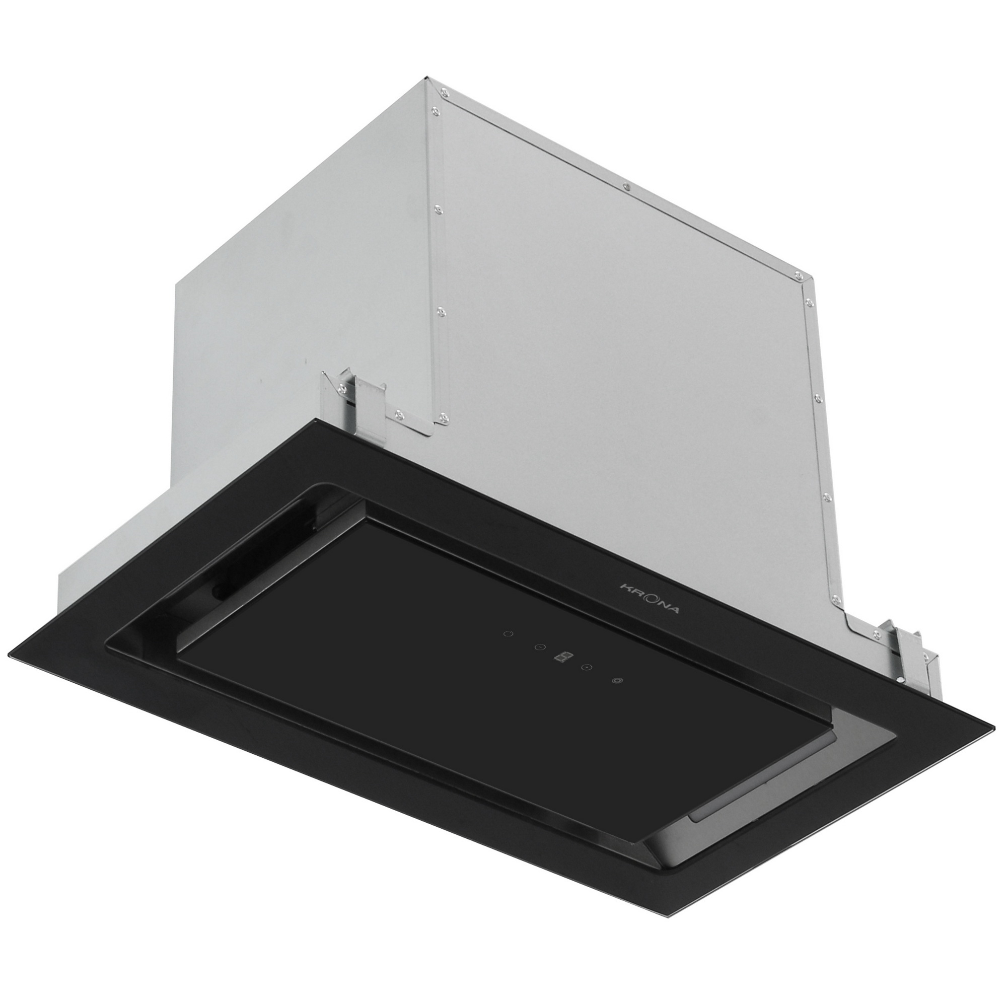 9904523 Вытяжка полновстраиваемая KRONA SELINA 600 GLASS S черный/черный STDN-0102144