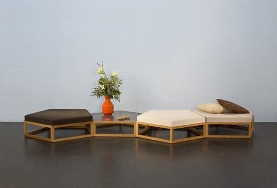 Quinze & Milan Пуф в пене qm Pentagon sun-id-1357946 - Вид №1