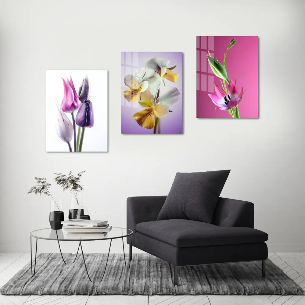 Картина на стекле "Цветочная фантазия" 60x80 см 82924201 STLM-2166728 ARTABOSKO  - Вид №5