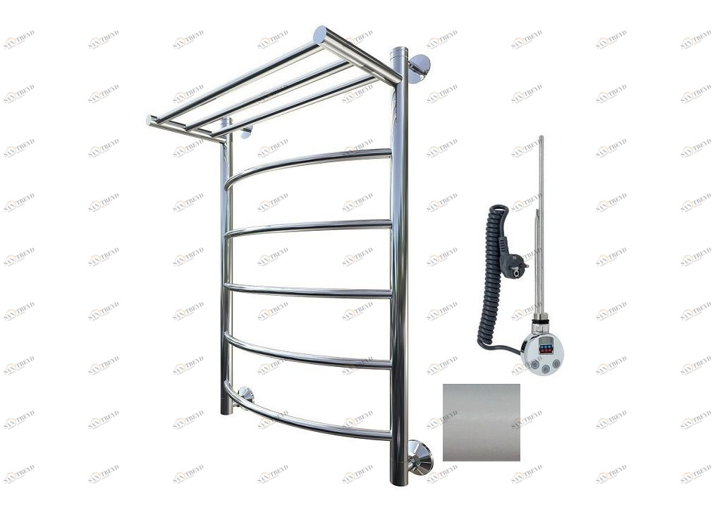 Полотенцесушитель электрический Aquanet Romeo 800x500 белый, с верхней полкой 00235682