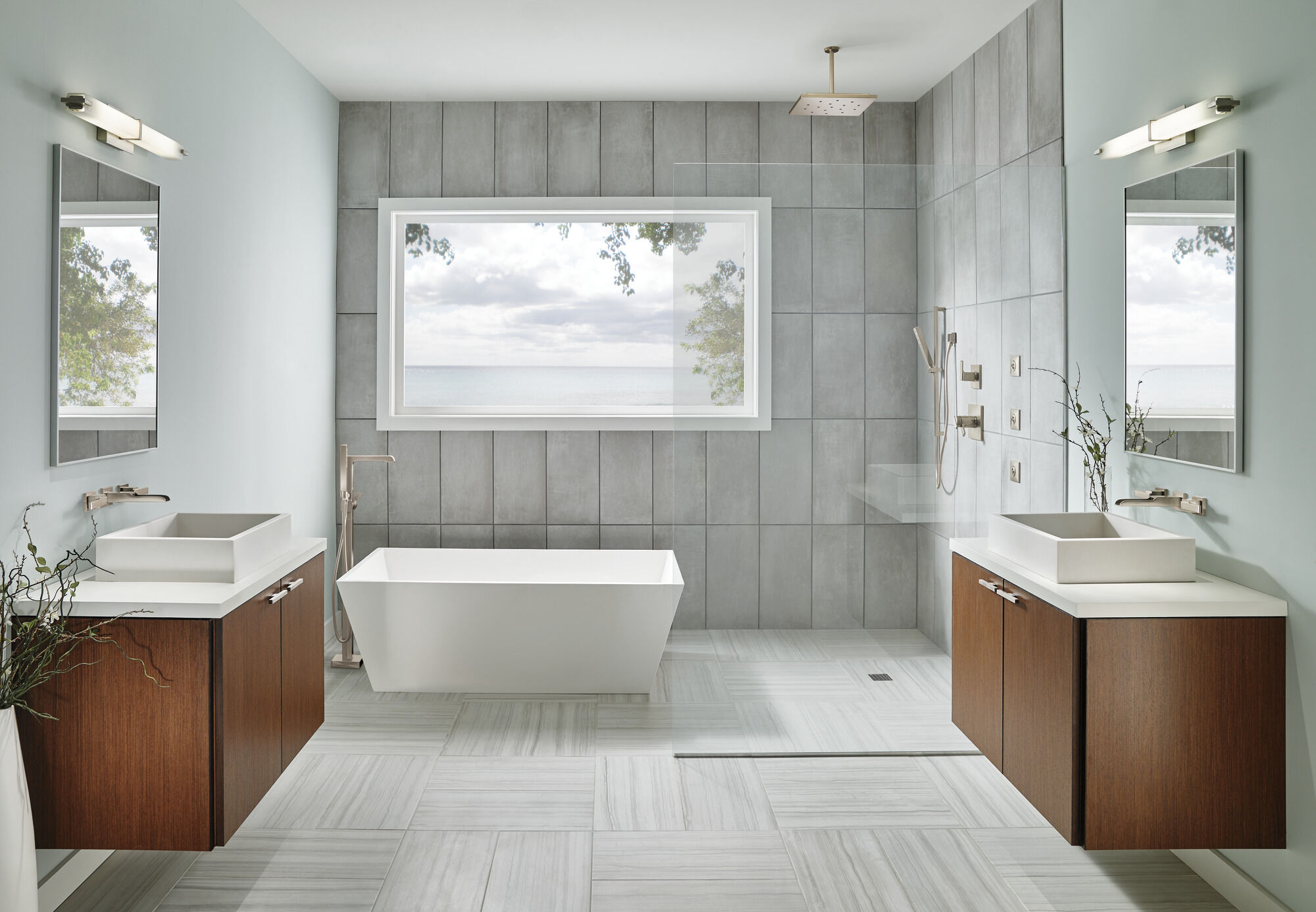 Квадратный спрей для тела HydraChoice® Square Body Spray Trim Delta Faucet T50210-SS - Вид №13