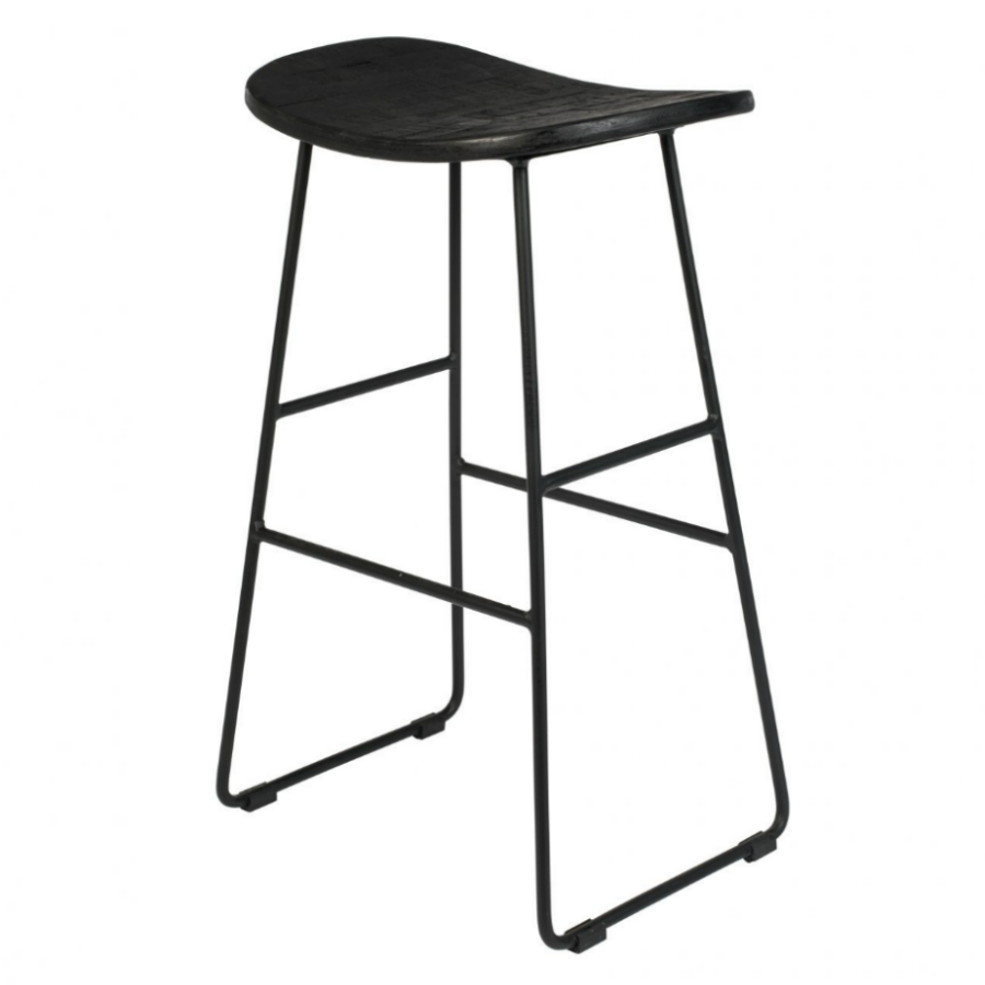 Стул высокий Tangle, черный White Label Living 1500073 - Вид №5