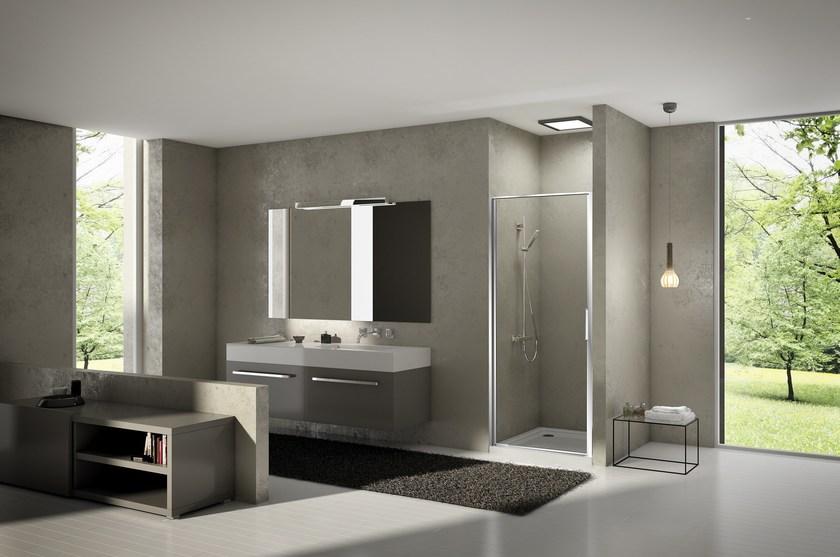 Duka Душевая ниша из алюминия и стекла Quadra – con profili verticali e orizzontali sun-id-1509018 - Вид №1