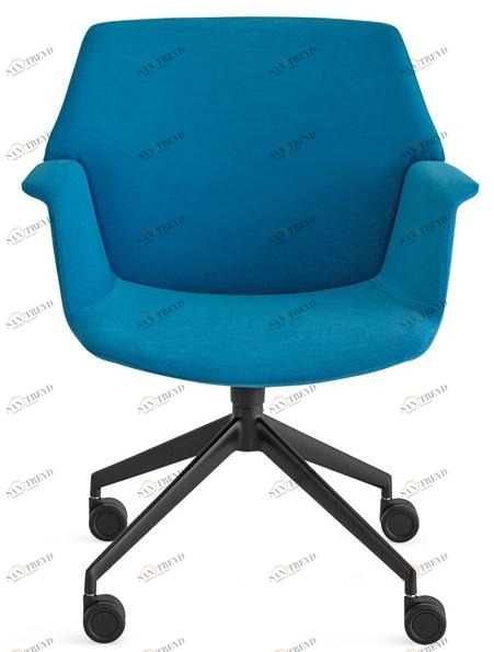 Lapalma Вращающееся офисное кресло из ткани на колесиках Uno S232