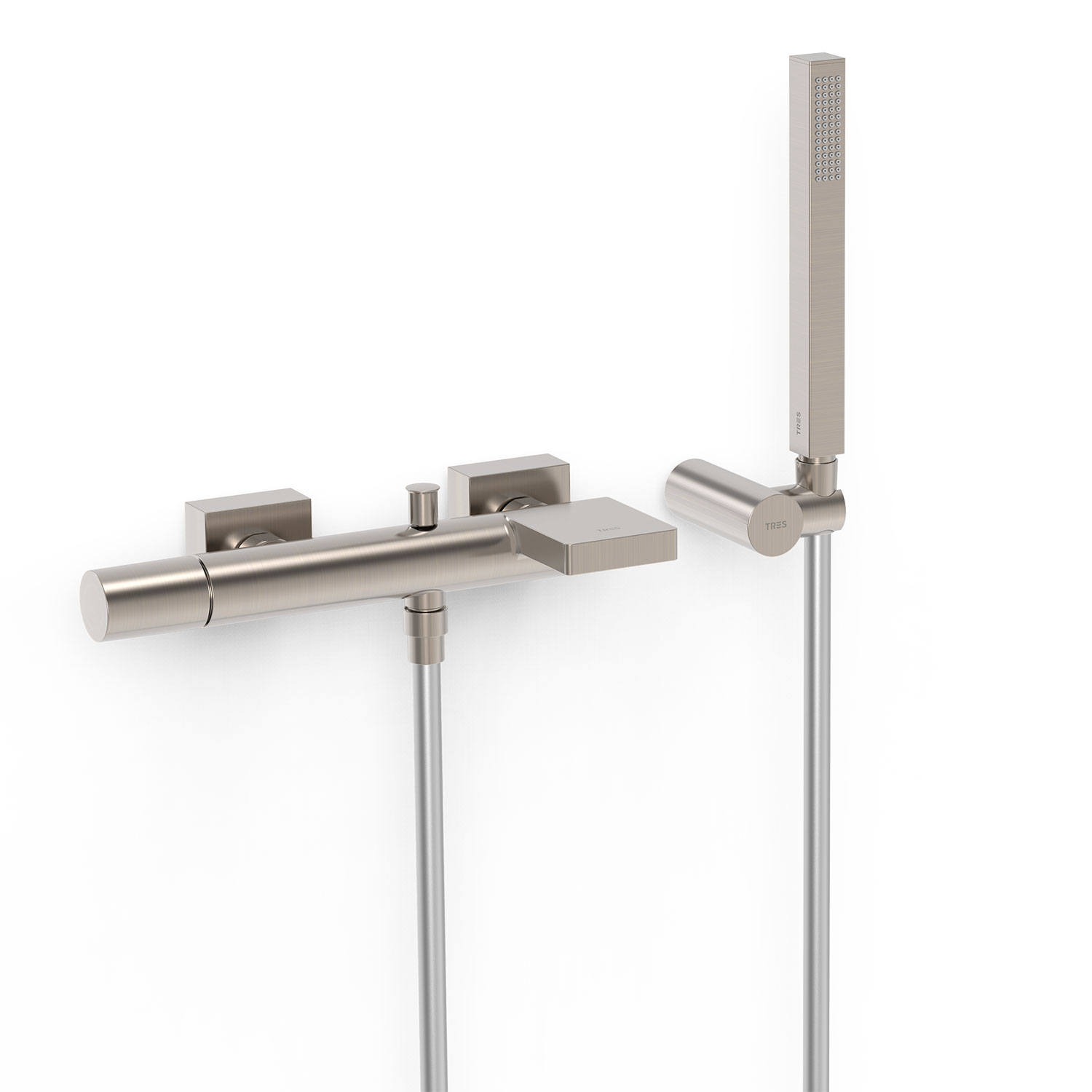 PROJECT-Настенный смеситель TRES с одной ручкой для ванны и душа-21117001AC TRES