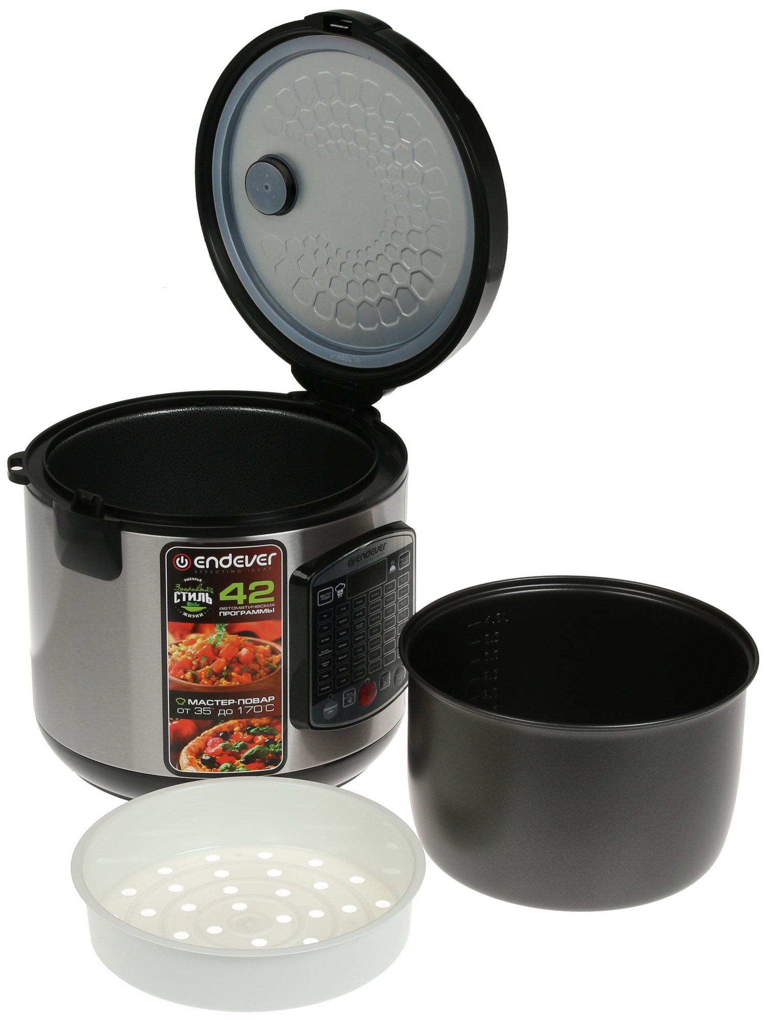 1162178 Мультиварка Endever Vita-90 черный STDN-0034352 - Вид №4