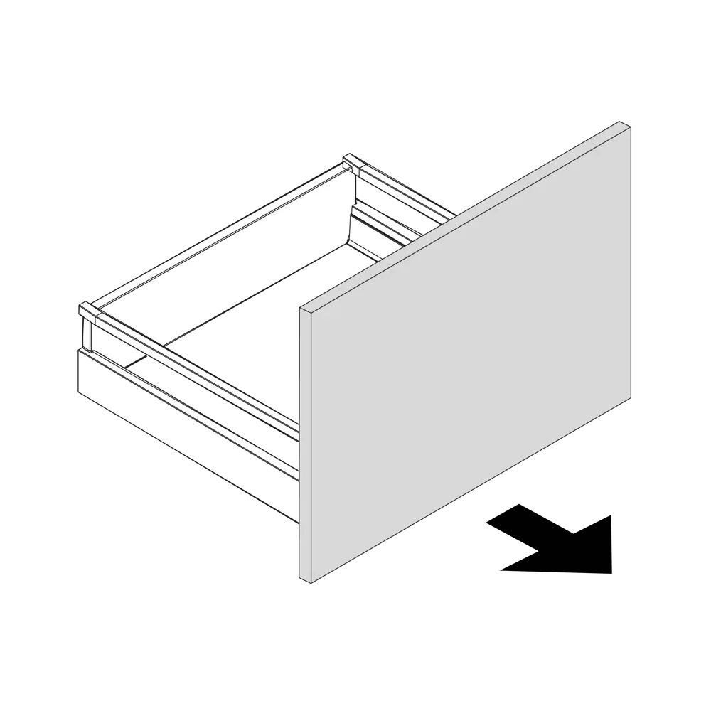 Фасад для выдвижного ящика Konsensa София серый 25.3×79.7 см 89406548 STLM-1584041 - Вид №15