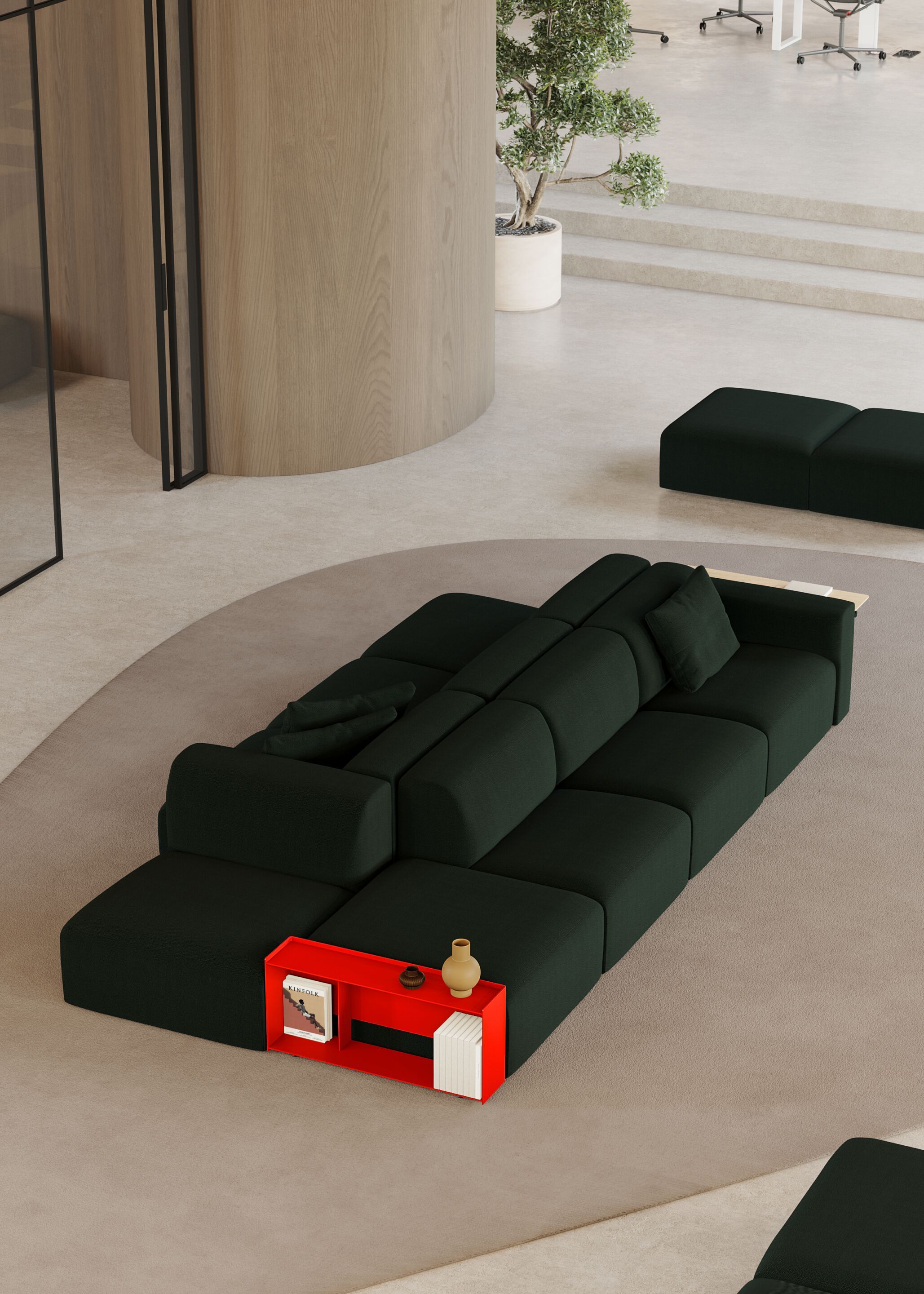 Прямоугольный журнальный столик из листового металла Omelette Editions FOLD ARCH-00012114 - Вид №2