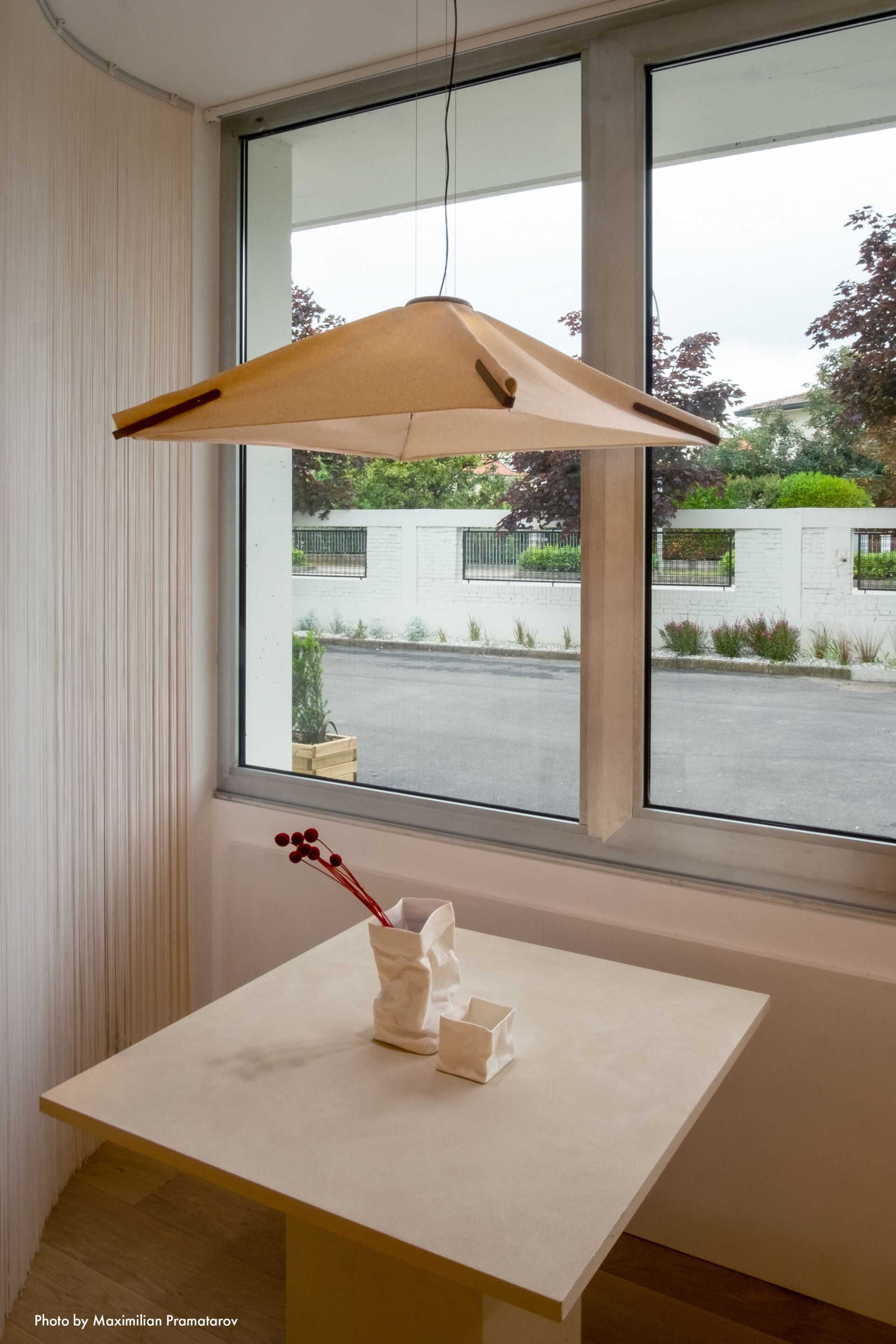 Ткань светодиодный подвесной светильник AXOLIGHT SALINA ARCH-00048776 - Вид №5