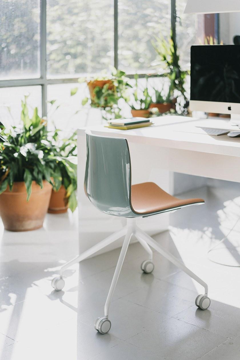 arper Кресло на эстакаде с подлокотниками на колесиках Catifa up sun-id-1485451 - Вид №9