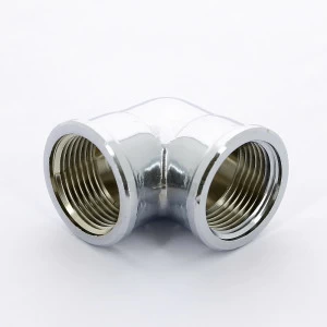 Угол В хромированный TIEMME 1"