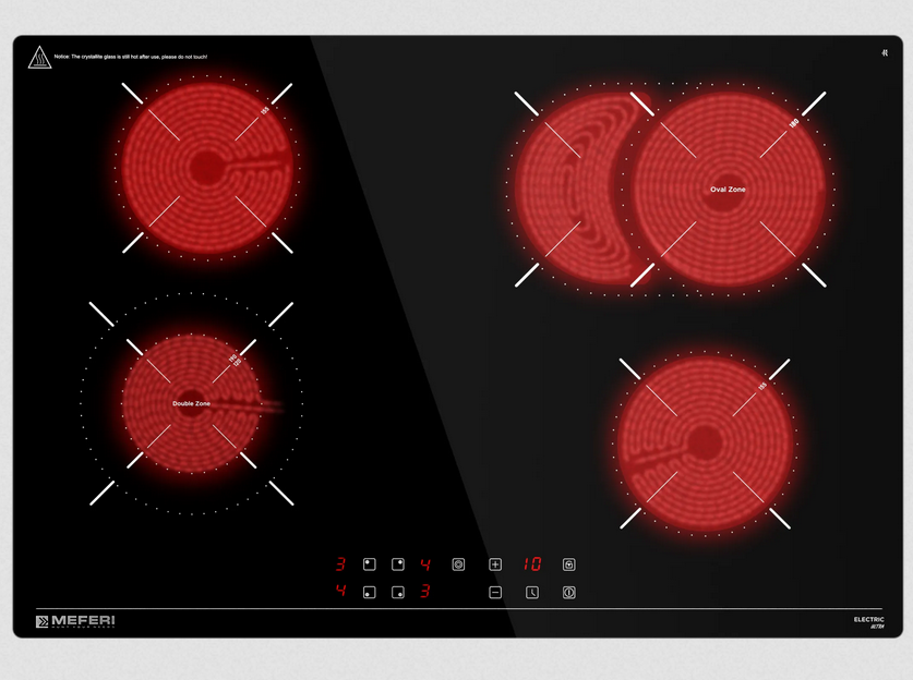 9168763 Электрическая варочная поверхность Meferi MEH754BK ULTRA STDN-0035003 - Вид №2
