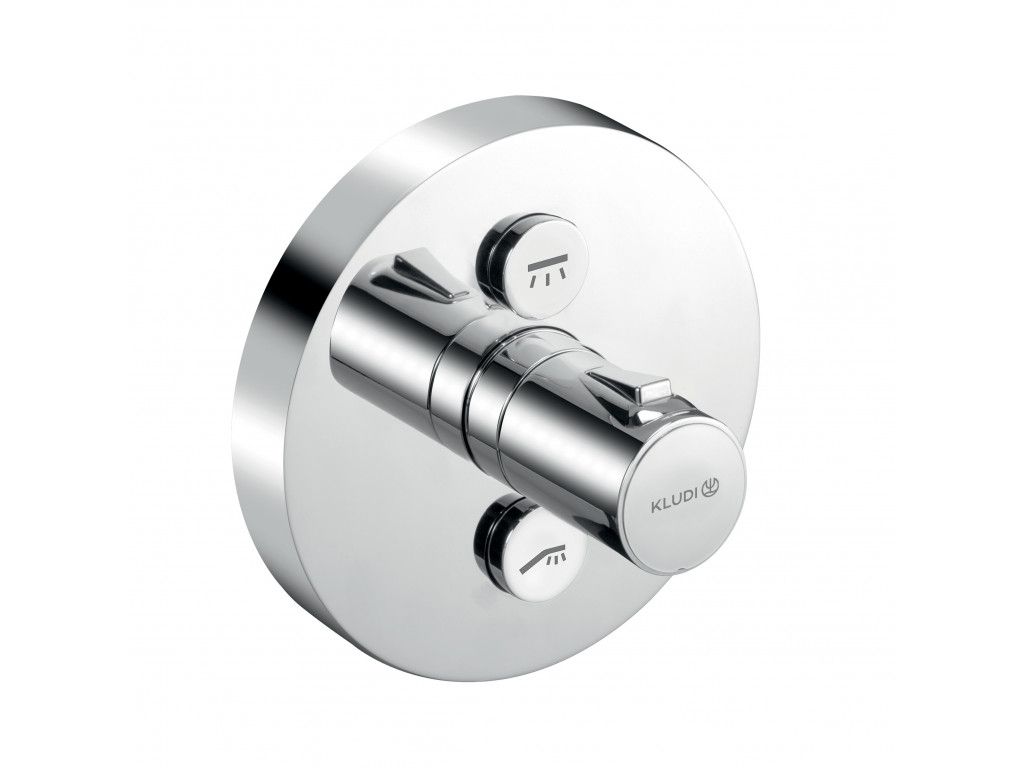 388120538 встраиваемый смеситель с термостатом KLUDI PUSH хром 