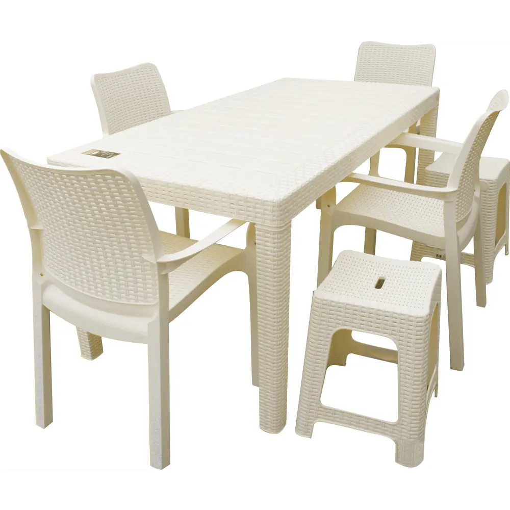 Стул Inreen Rattan 50.6х58х83.3 см пластик бежевый 84347955 STLM-2187209 INGREEN - Вид №4