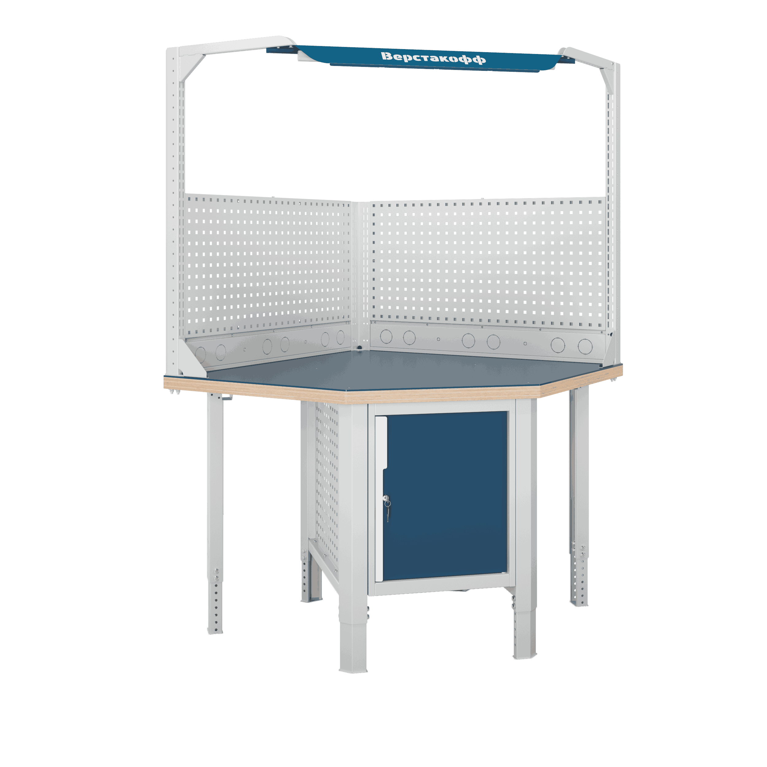 Верстак (угловой) CTR U532.S7.1-1FR Верстакофф 124762