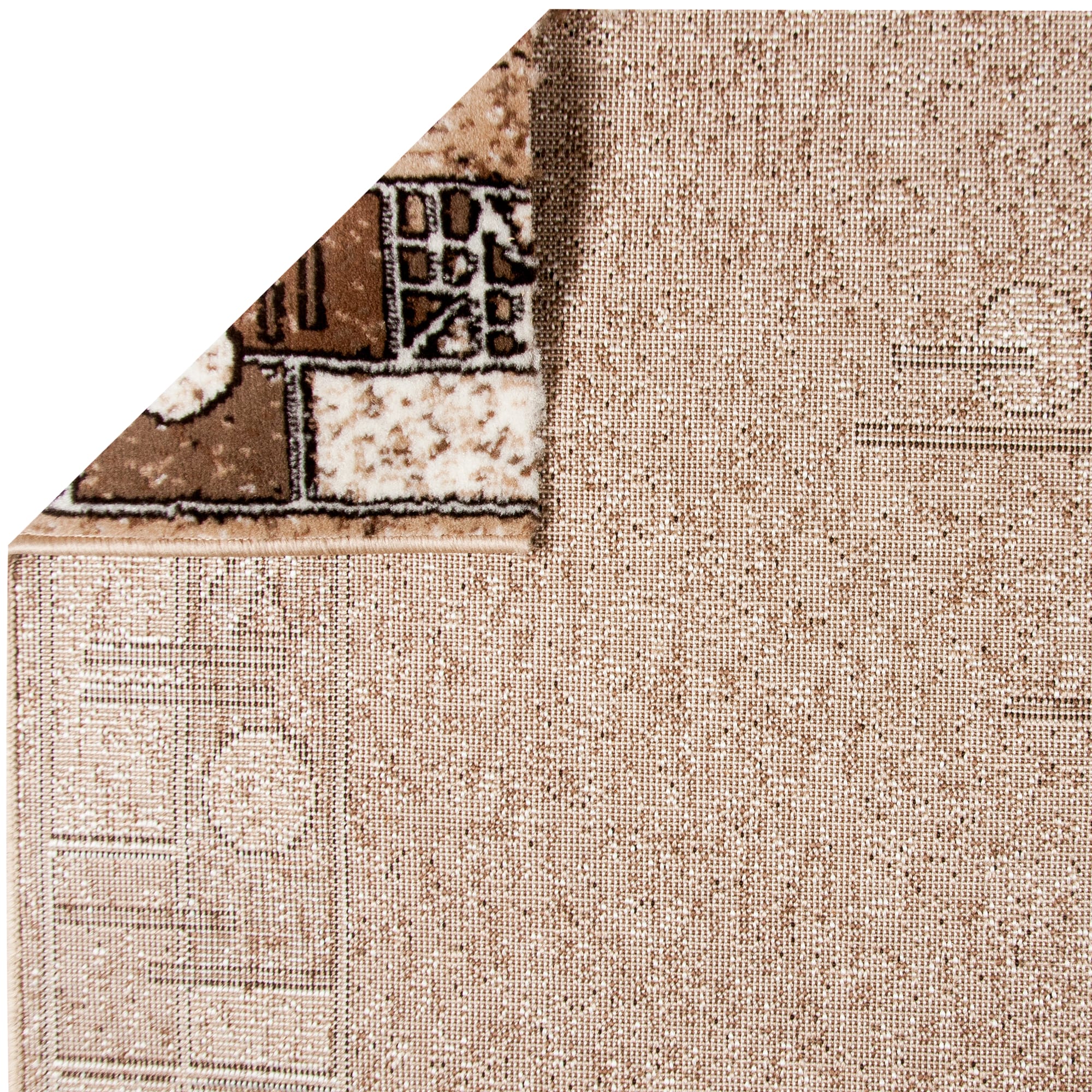 13093015 Дорожка ковровая «Лайла де Люкс 50004-22» полипропилен 0.8 м цвет бежевый Santreyd  - Вид №3