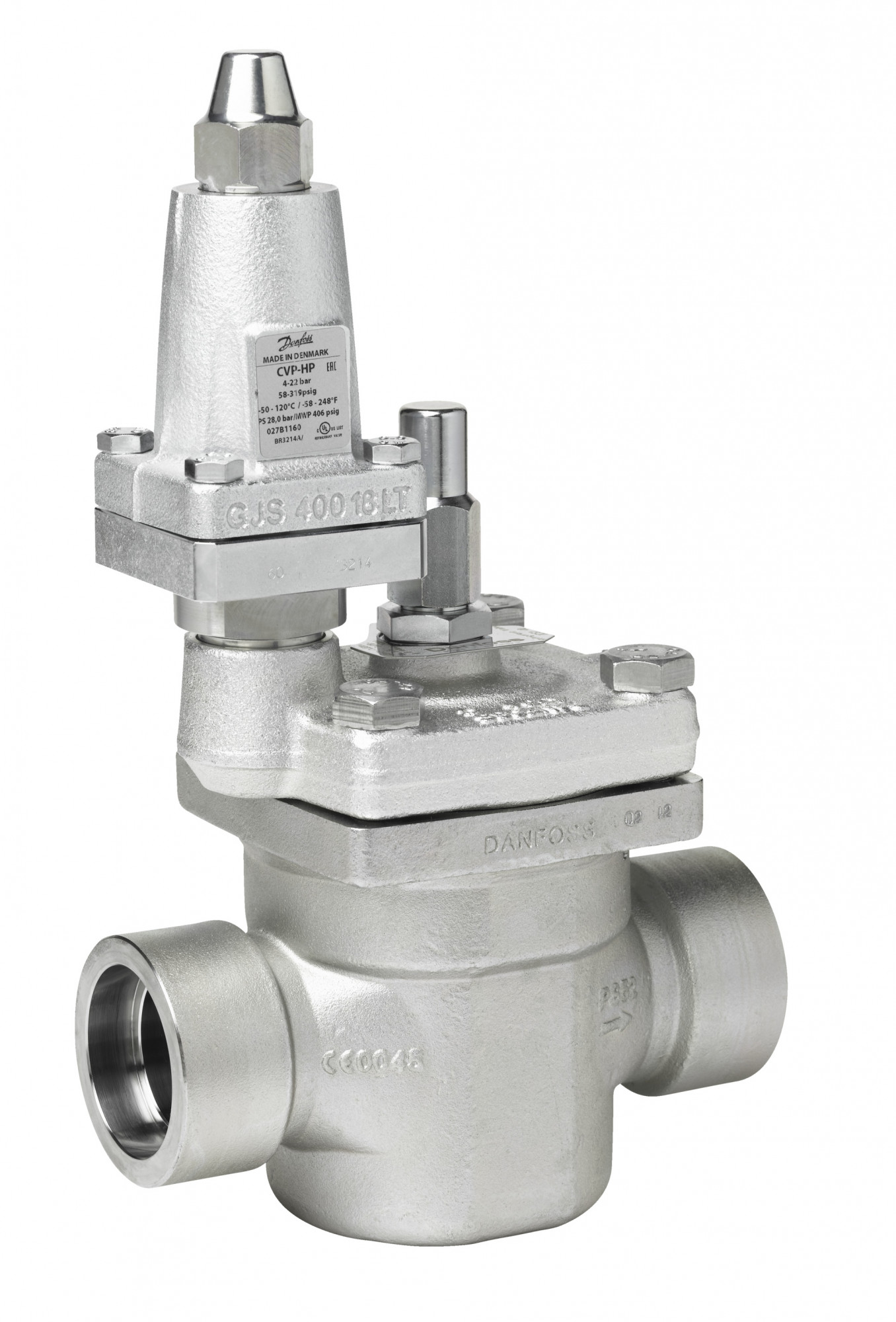 Danfoss ICS — сервоприводные клапаны с пилотным управлением ICS 50 (D 50) Клапан регулятор давления 027H5020 