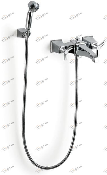 Devon&Devon Смеситель для ванны настенный из латуни с ручным душем Time sun-id-1460920