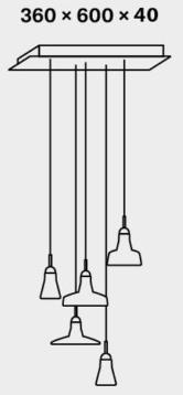 BROKIS Подвесной светильник из дутого стекла с диммером Shadows Pc894-95-96-97 - Вид №35