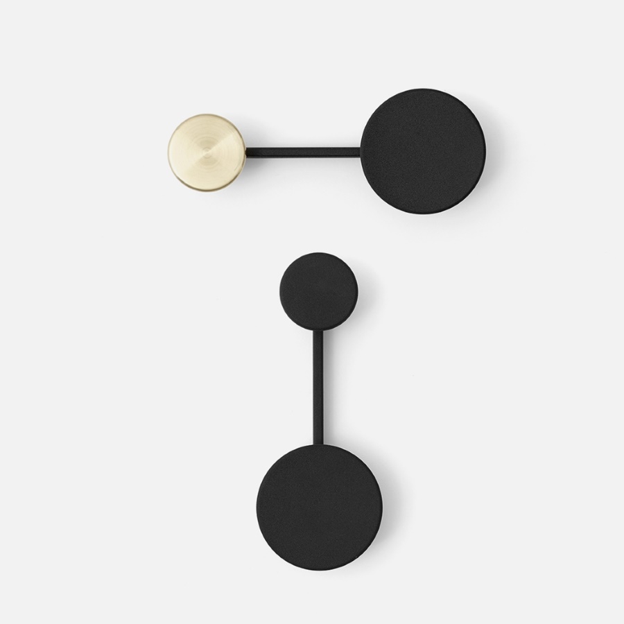 8910579 MENU Вешалка Afteroom, малая Черный / латунь  - Вид №2