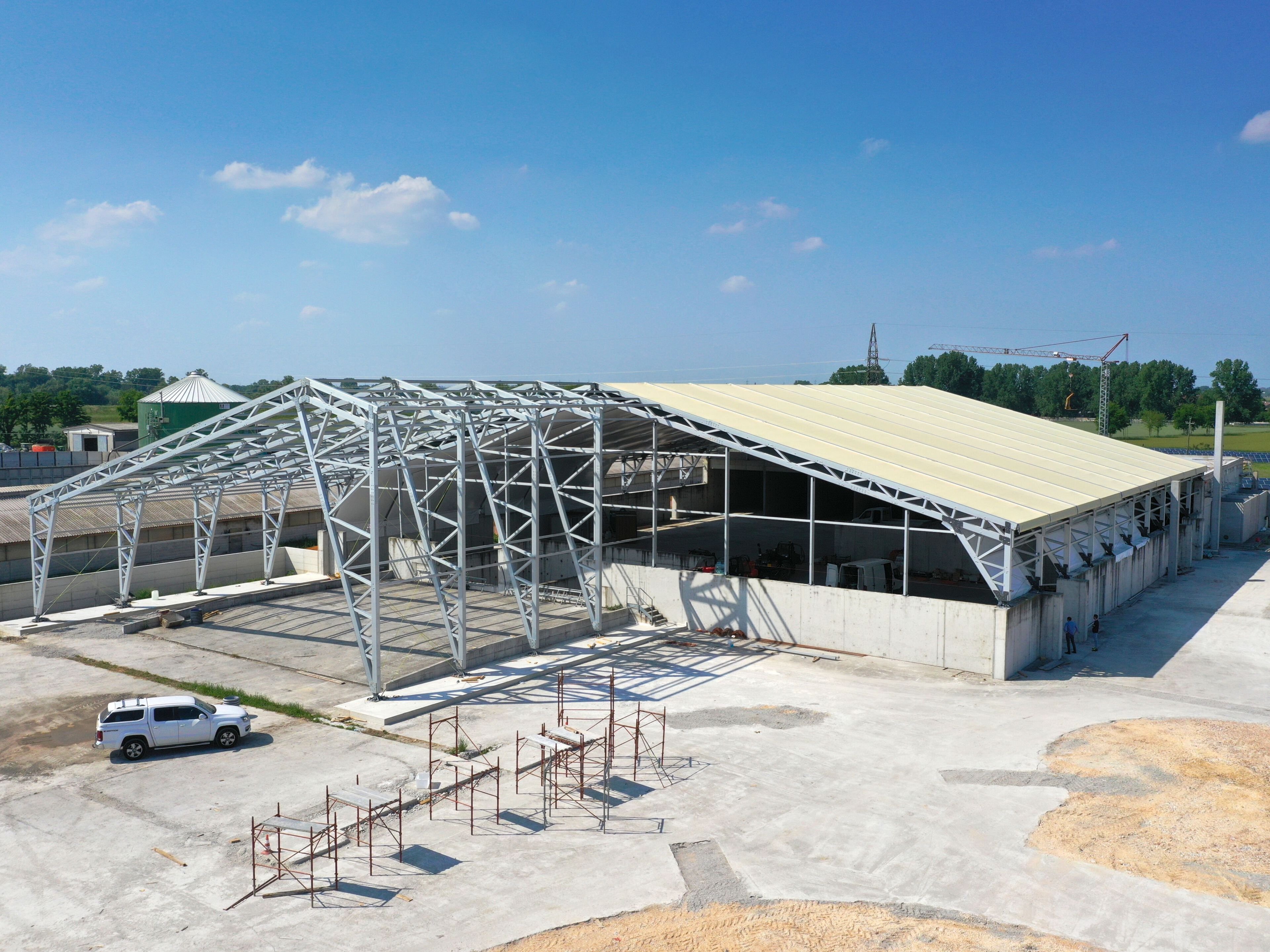 Спортивные натяжные конструкции Cover Technology COPERTURE PER COMPOSTAGGIO ARCH-00123324