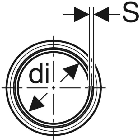 393.413.14.1 Труба Geberit Silent-Pro с двумя раструбными муфтами Geberit  - Вид №3