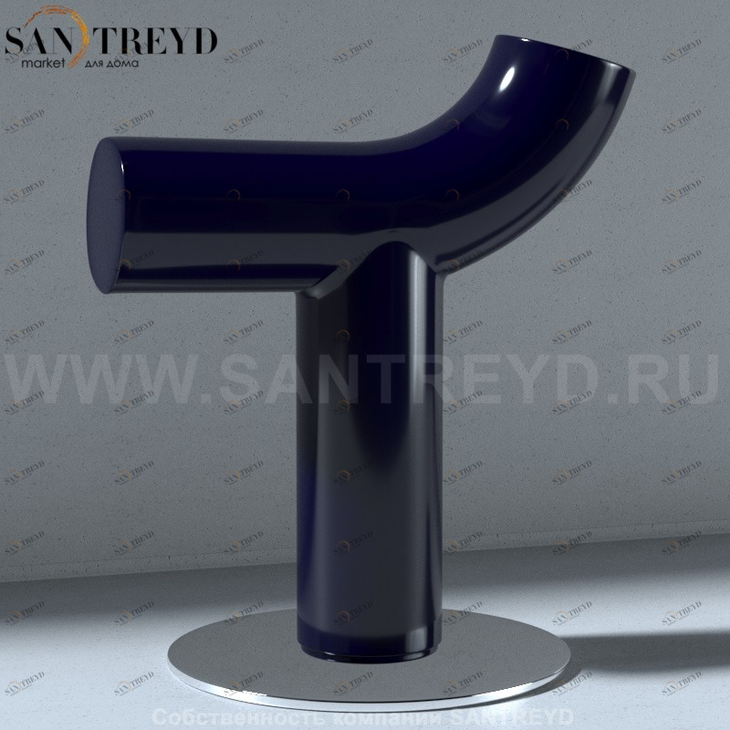 470177 Табурет “Cow” в комплекте с стальным основанием Kerasan Artwork