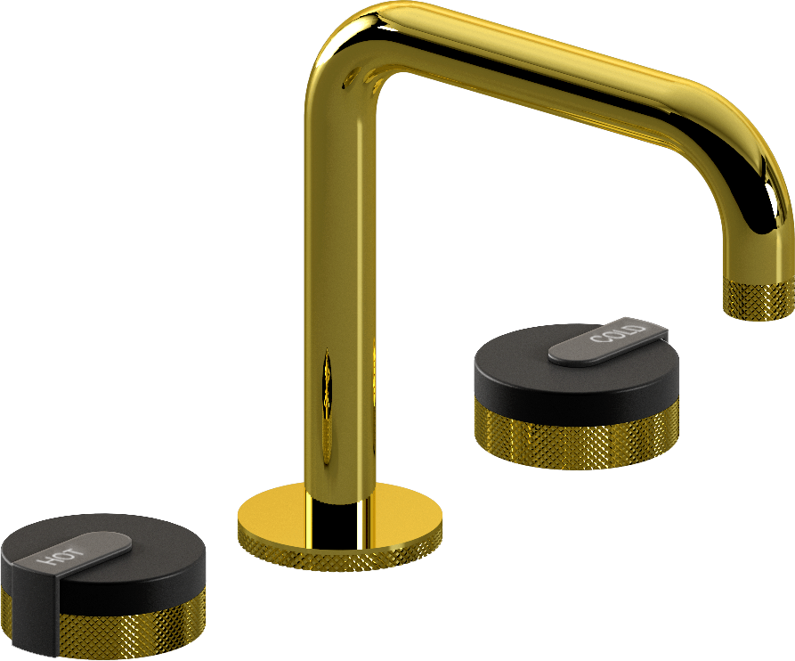 E-11511-R1MBK-L1BK-PB Смеситель для умывальника на 3 отвертия GRAFF MOD+