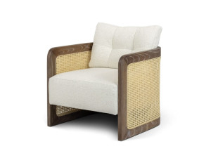 Венское соломенное кресло с подлокотниками