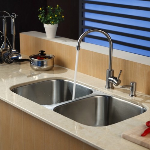 KBU22-KPF2160-SD20 Мойка кухонная прямоугольная Krausru  - Вид №12