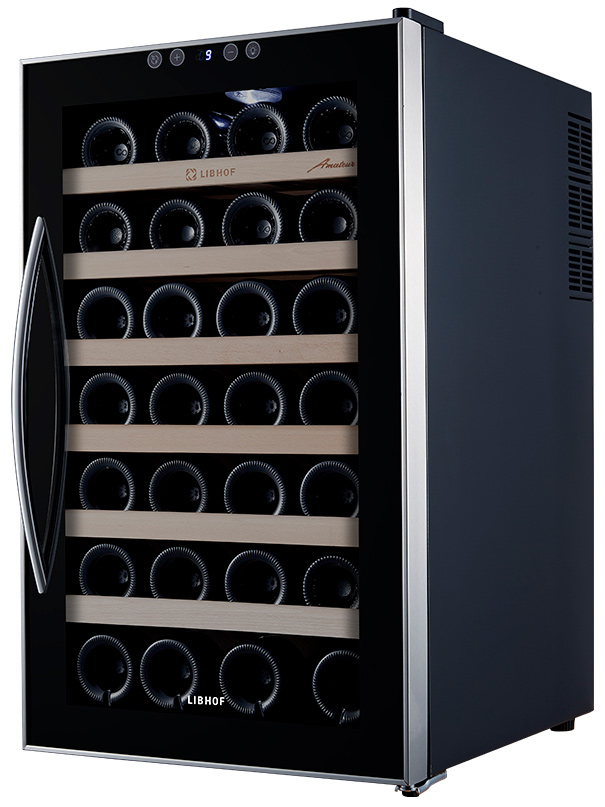 9965397 Винный шкаф Libhof AM-28 серебристый, черный STDN-0005682 - Вид №2