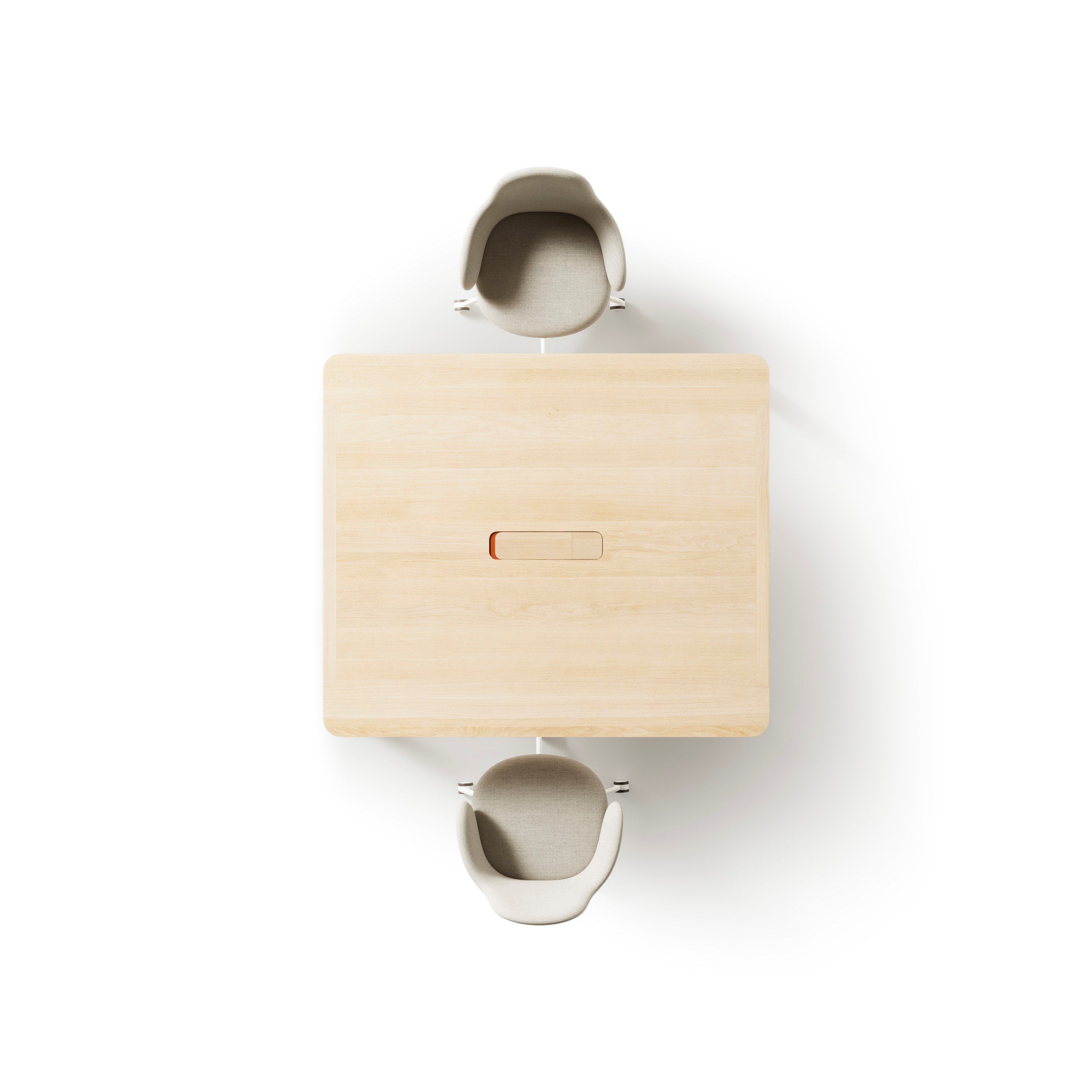 Прямоугольный стол для совещаний из дуба с системой люверсов ALKI Heldu ARCH-00015502 - Вид №12