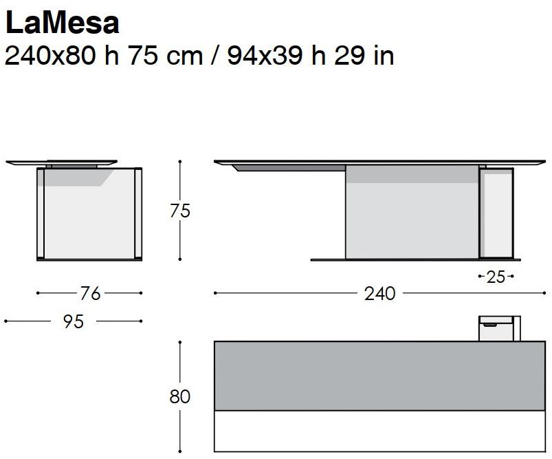 José Martínez Medina Прямоугольный письменный стол из орехового дерева sun-id-1386922 - Вид №9
