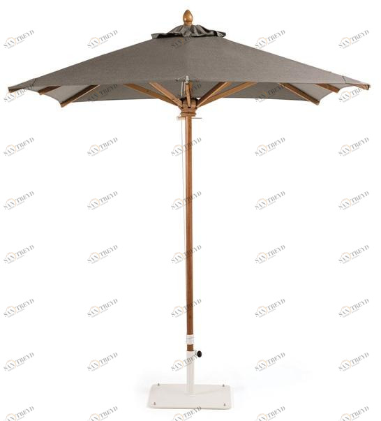 Ethimo Квадратный зонт из акриловой ткани Classic Omqtsb