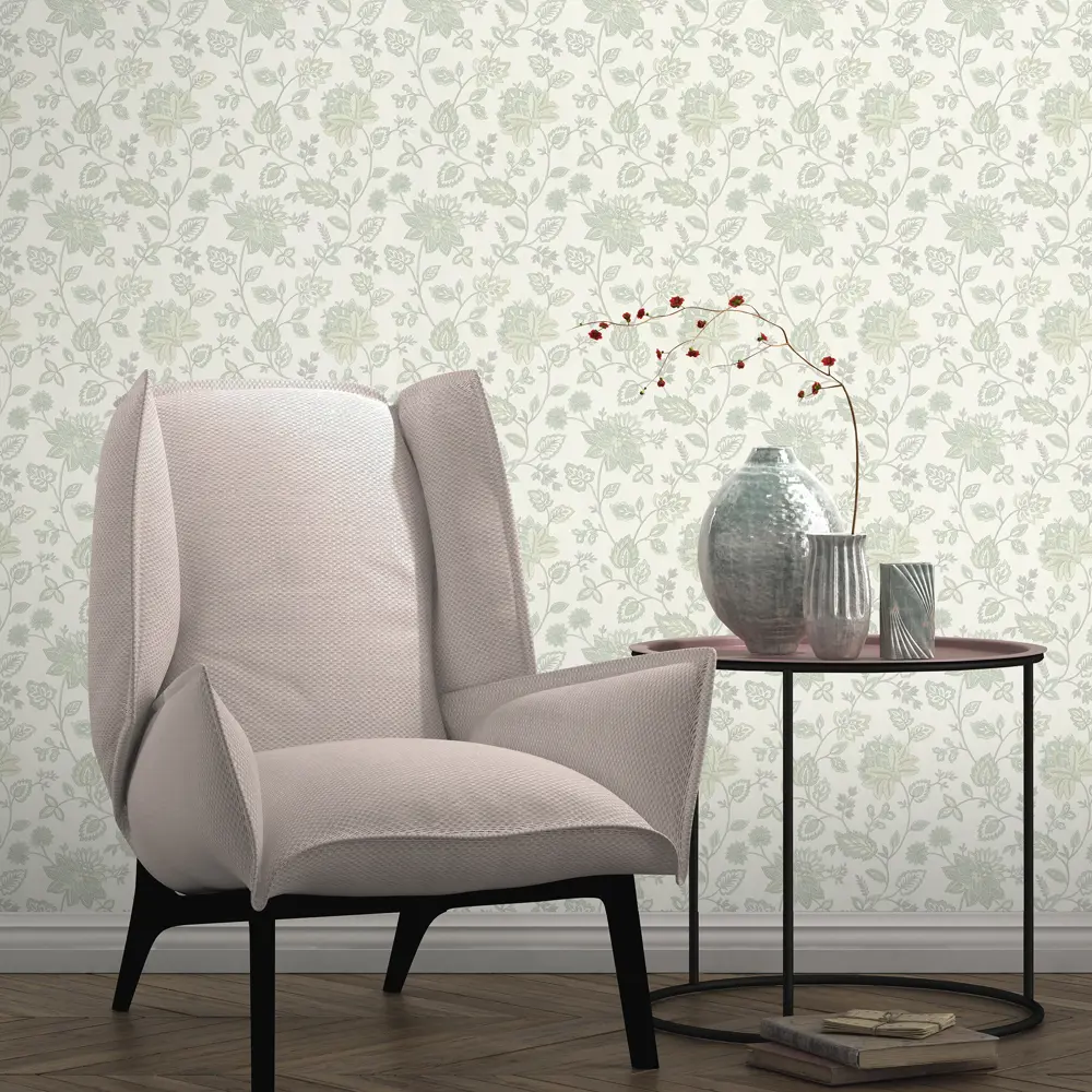 Обои флизелиновые Rasch Art Nouveau мятные 1.06 м RA 958225 82473429 STLM-2111692 - Вид №2