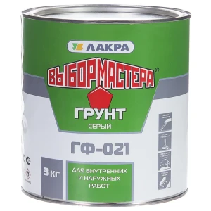 Грунт ГФ-021 Выбор мастера цвет серый 3 кг 81965177 STLM-2026691