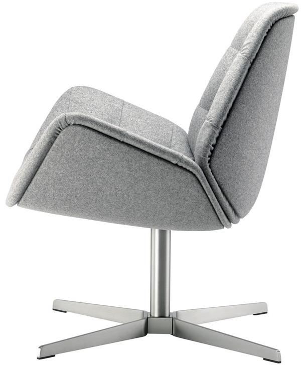 Thonet 4-спицевое тканевое кресло с подлокотниками 808 sun-id-1399577 - Вид №9