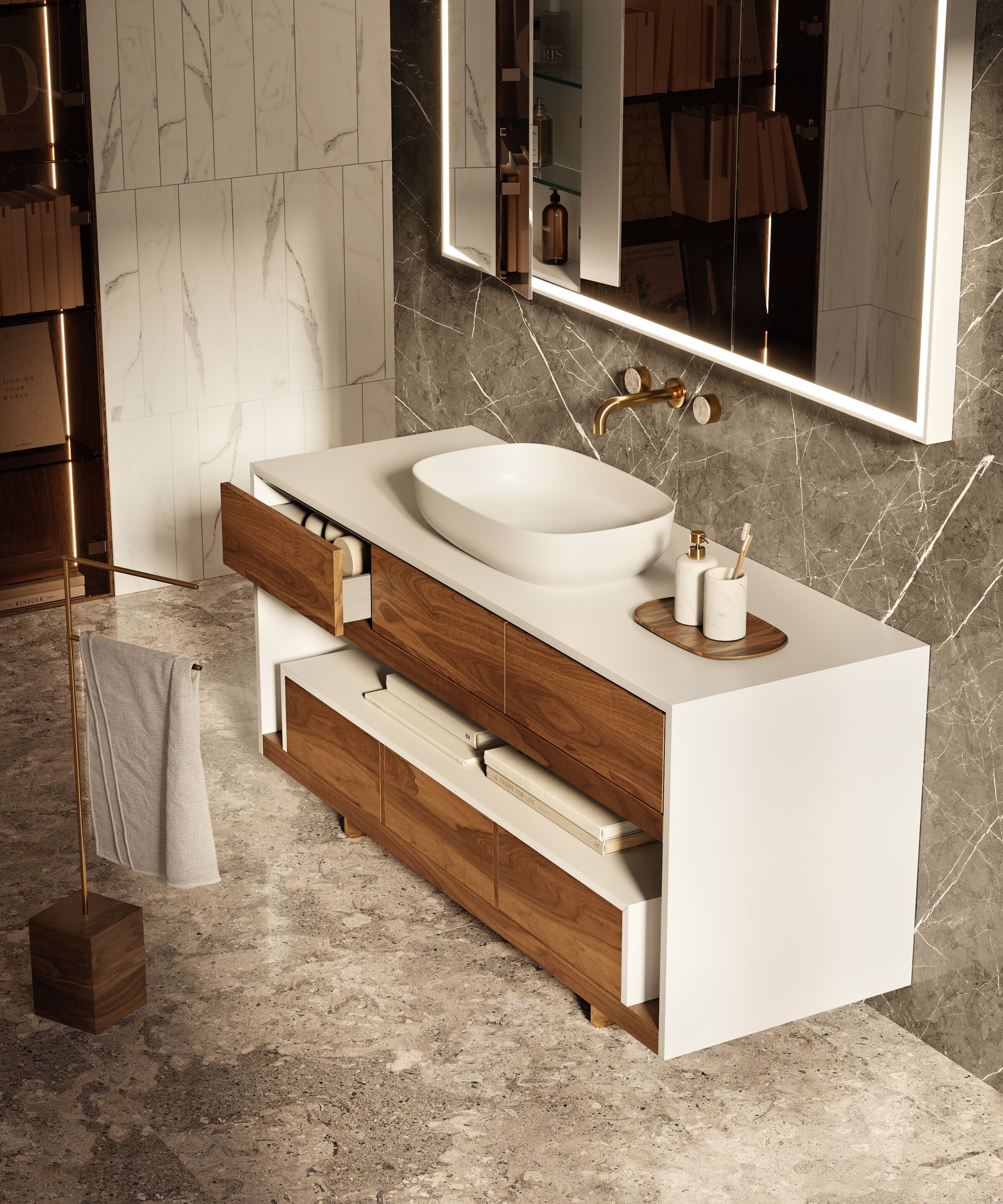 Напольная мебель для ванной MOMA Design Excellent ARCH-00081138 - Вид №3