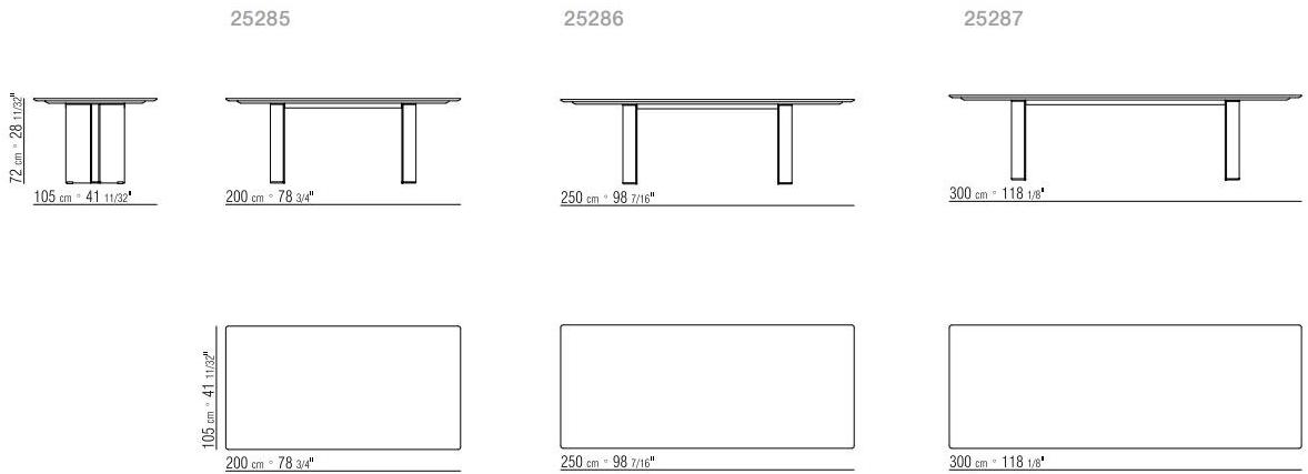 Flexform Прямоугольный обеденный стол из мрамора sun-id-1431559 - Вид №2