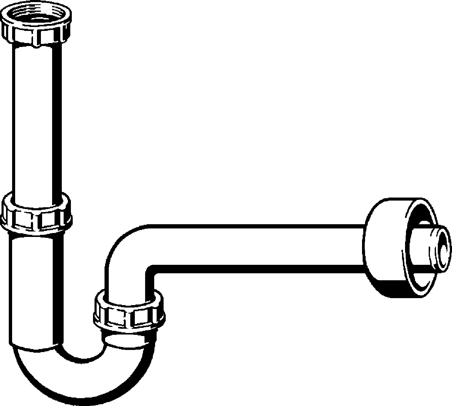 Viega Трубный сифон 5611K (406462) 406 462 - Вид №1