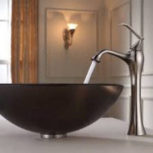 GV103FR-12mm-KEF15000 Накладная раковина на столешницу  прямоугольная Krausru