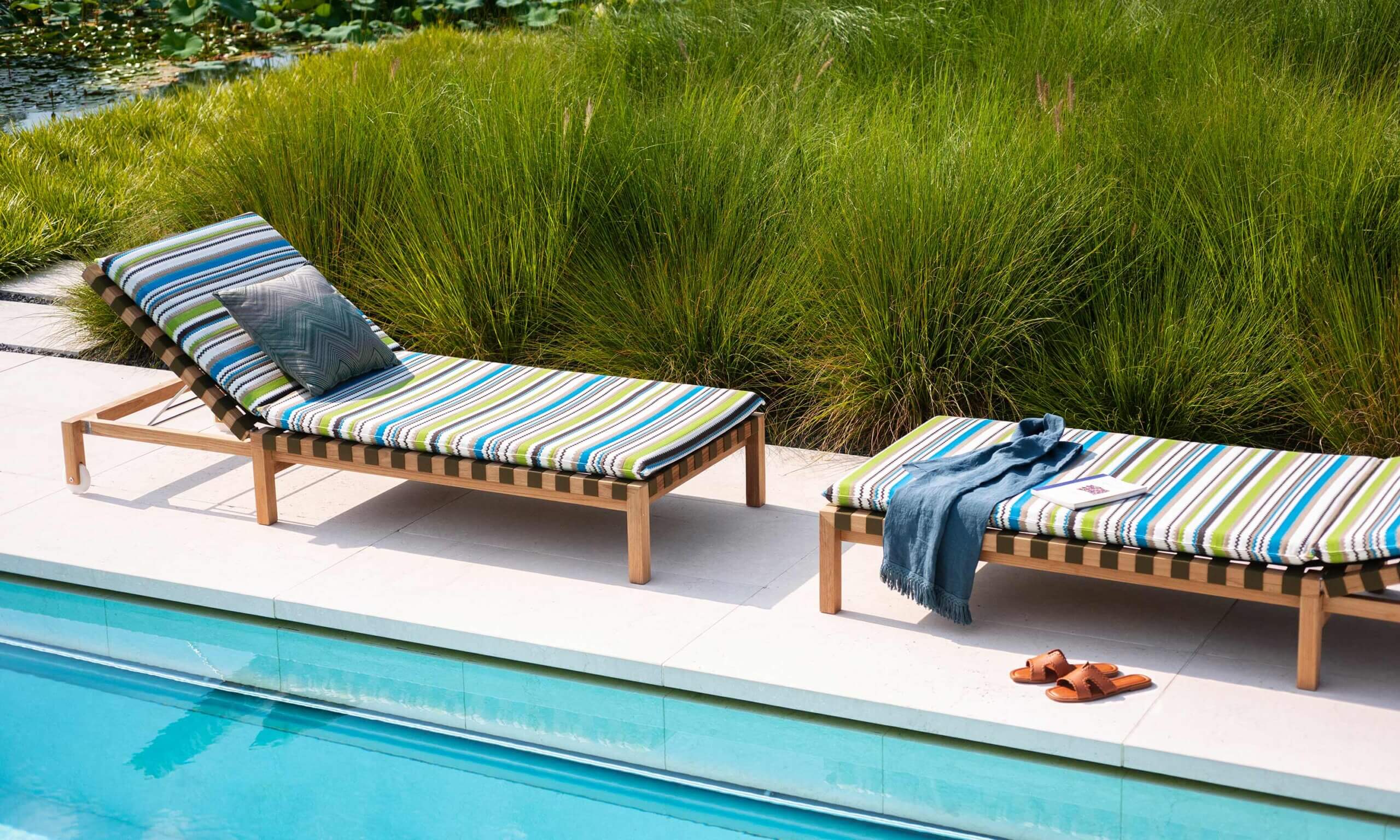 Садовая кровать из тикового дерева с колесами RODA ARCH-00113302 - Вид №4