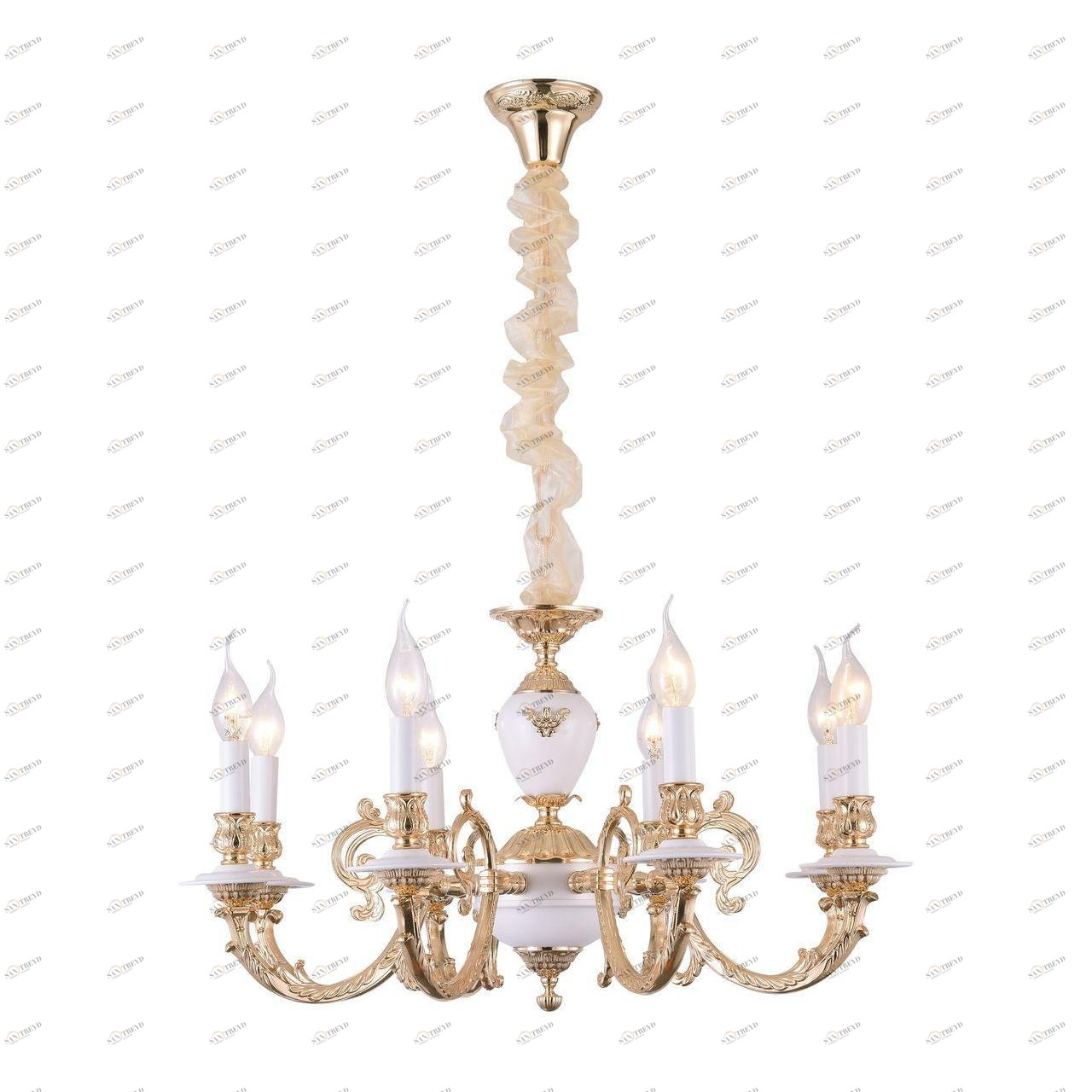 Подвесная люстра Arte Lamp A8020LM-8WG ARTE LAMP ДИЗАЙНЕРСКИЕ 187662 Золотой 