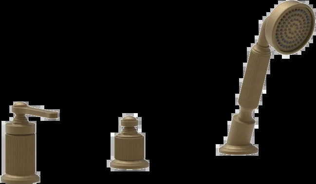 Смеситель для ванны 65043 713 Gessi Venti20 СТАРИННАЯ ЛАТУНЬ