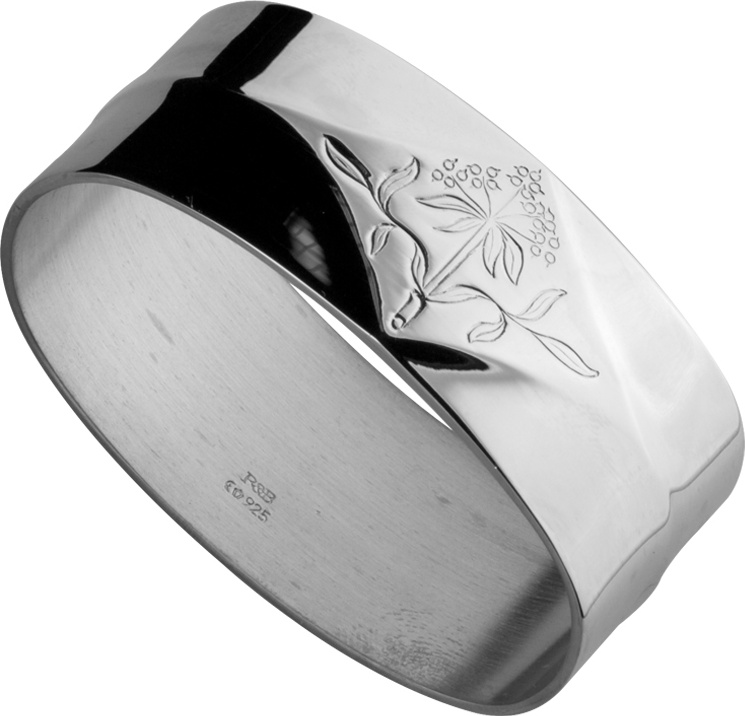 85798 Кольцо для cалфетки Серебряное Robbe&Berking 