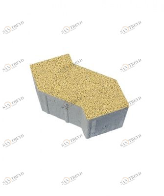 Тротуарные плиты "S-ФОРМА" - В.3.Ф.10 (Гранит) Желтый Santreyd sun-id-332428