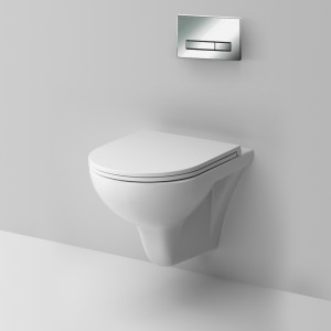 IS30251.901700 Инсталляция с клав Start S глянц хром с подвесн унитазом FlashClean с сид м/лифт AM.PM Gem