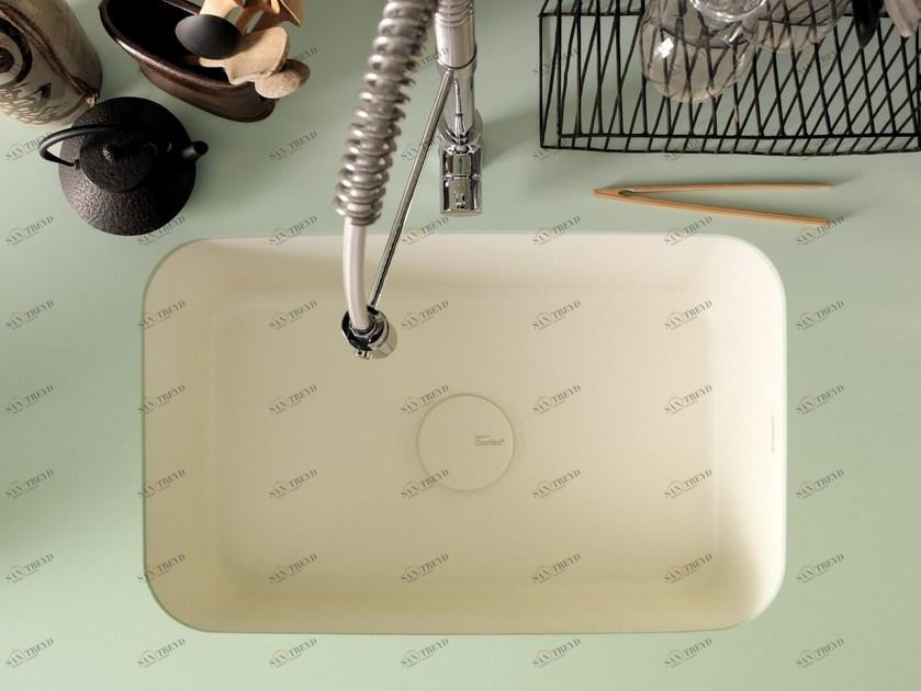 804, 805, 809 Накладная раковина на столешницу  овальная Corian® Design 