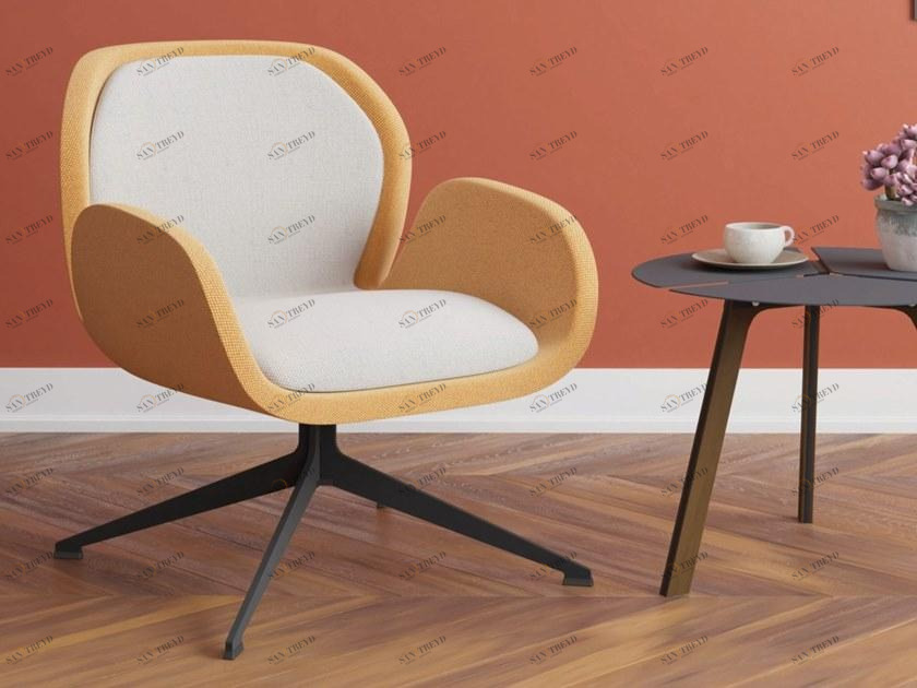 Ersa Кресло из ткани с 4 спицами и подлокотниками Likha sun-id-1493990