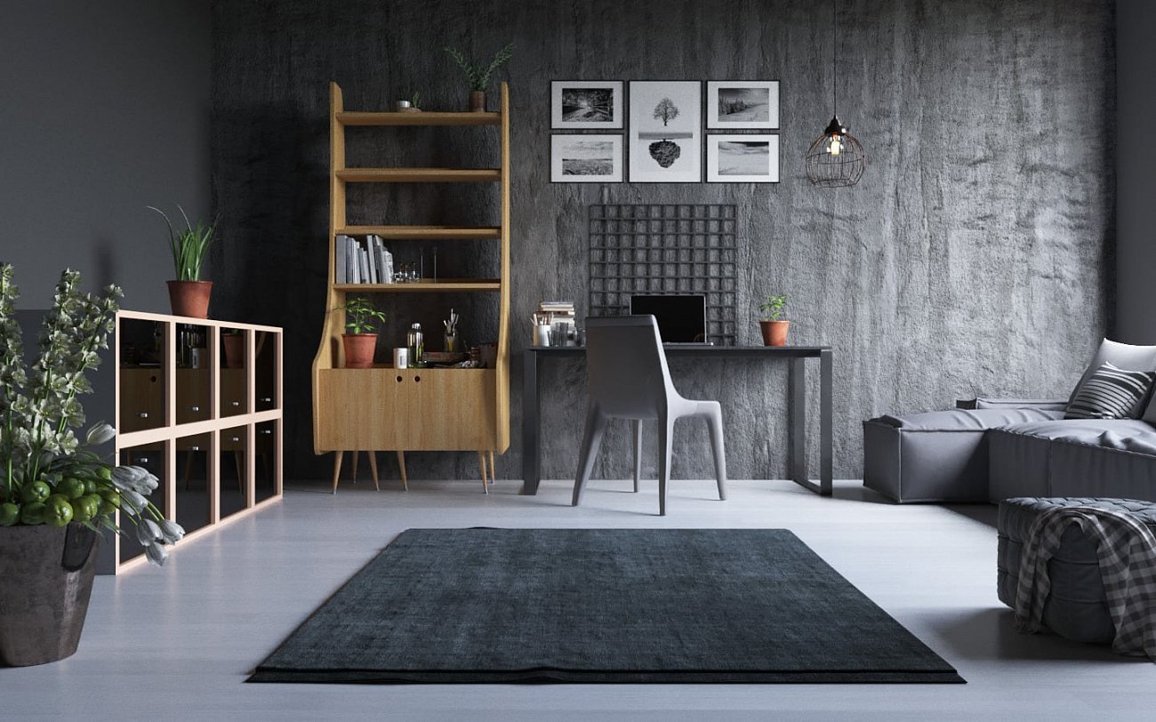 Стеллаж деревянный с 2 дверцами дуб Booka WOODI  00-3966202 Бежевый  - Вид №3